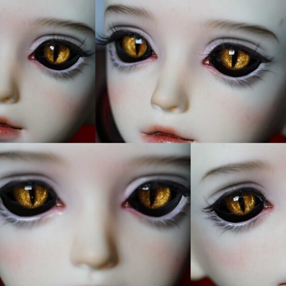 Beast Devil Pupil Eyes – Custom Handmade Resin Doll Eyes