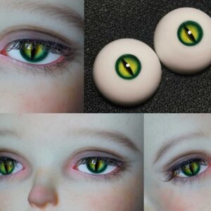 BJD Animal Eyes - Realistic Resin Eyes for Dolls (10mm - 24mm)