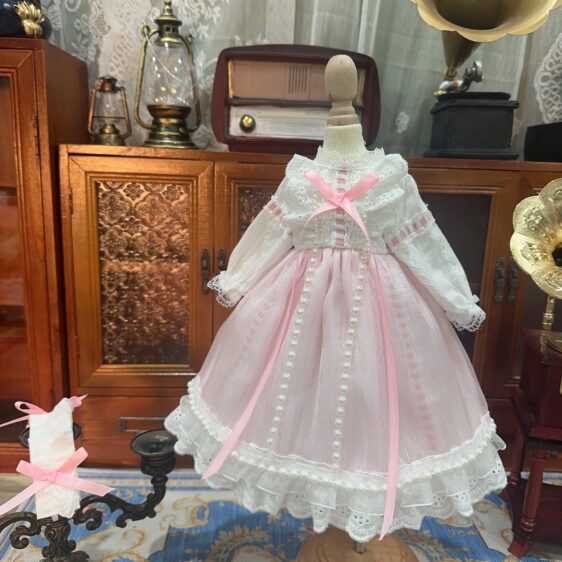 BJD Blue Tulle Skirt Princess Dress for 1/6, 1/4, 1/3 Blythe Dolls