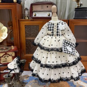 BJD Cake Skirt Doll Dress + Headband for Blythe, Panpina smart, Msd, PIMAISE, Isil