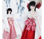 BJD Clothes Japanese Kimono for 1/3 SD Doll 1/4 Traditional Japanese Dress