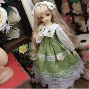 BJD Doll Dress & Hairband Set – 1/3, 1/4, 1/6, MSD, Mdd, Roba de nina Blythe