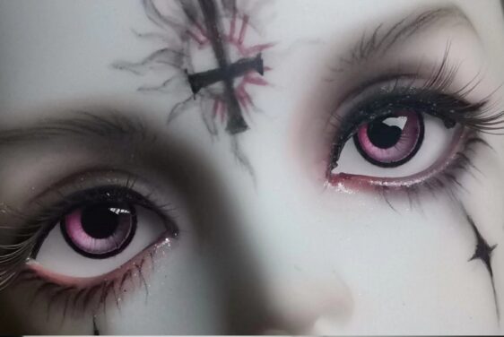 BJD Doll Eyes with Purple Small Iris & Normal Iris – Realistic Resin Eyes