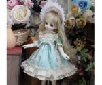 BJD Dolls – SD Dress & Headdress Set for 1/6, 1/4, 1/3, Blythe Dolls