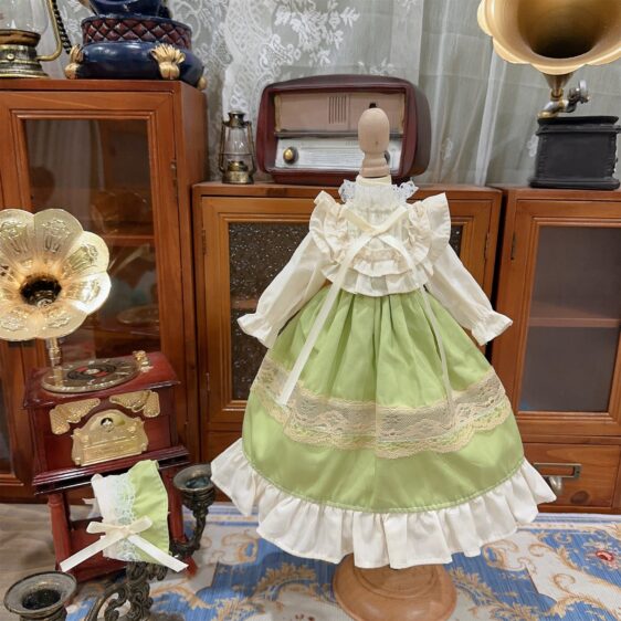 BJD Lolita Dress for 1/3 1/4 1/6 Dolls – Fashion Doll Dress & Hair Accessories