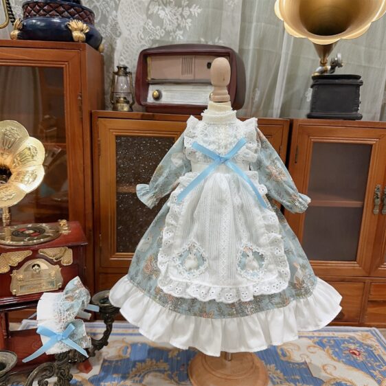 BJD Lolita Dress for 1/3 1/4 1/6 Dolls – Fashion Doll Dress & Hair Accessories