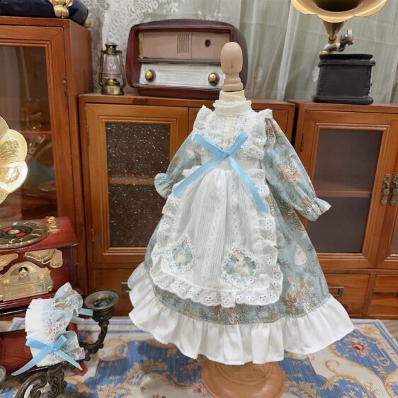 BJD Lolita Dress for 1/3 1/4 1/6 Dolls – Fashion Doll Outfit & Hair Accessories