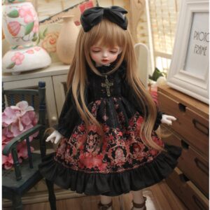 BJD Lolita Dress for 1/6 1/4 SD Dolls, BJD Outfit for Blythe/Yosd/MSD/SD