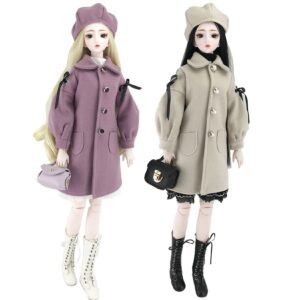 BJD Overcoat – Stylish Outerwear for 1/3 බෝනික්කන්