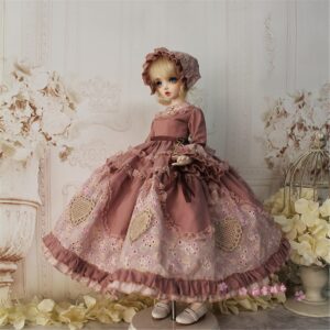 BJD Princess Dress Suit – Elegant Doll Princess Outfit for 1/3, 1/4, 1/6 Dolls