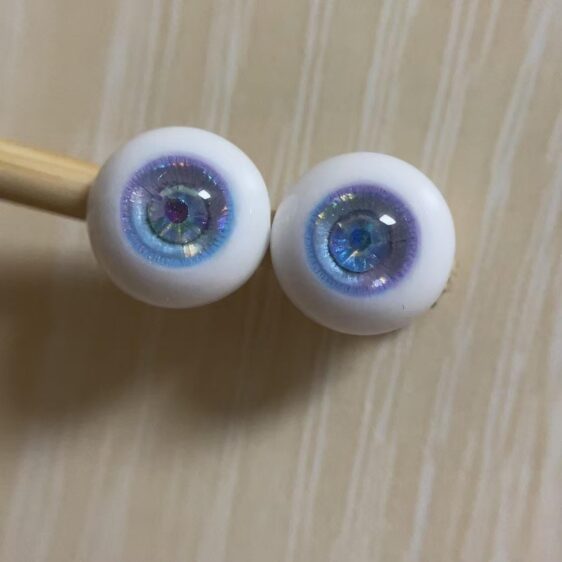 BJD Resin Eyes with Crystal – Lifelike Doll Eyes for BJDs (8mm to 24mm)