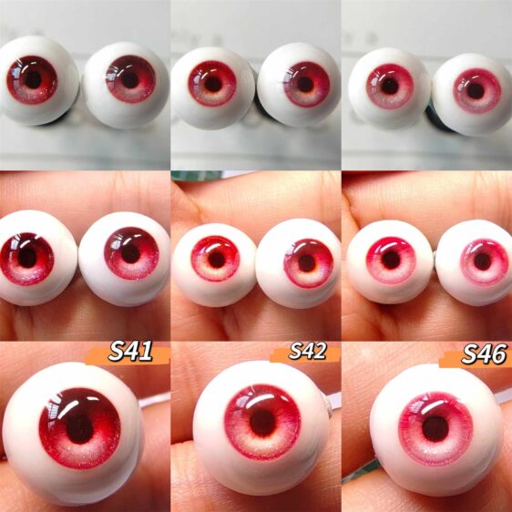 BJD Safety Eyes for Dolls - Realistic Resin Eyes (8mm-24mm)