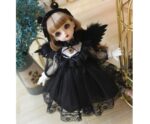 Black Devil Wings BJD Outfit for 1/6 1/4 1/3 Dolls – Fashion Doll Dress