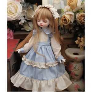 Blue BJD -kjole - Elegant Doll Outfit til 1/3, 1/4, 1/6 Dukker