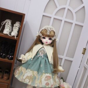 İçin sıradan lolita elbisesi 1/4 MSD & 1/6 Yosd blythe bjd bebekleri