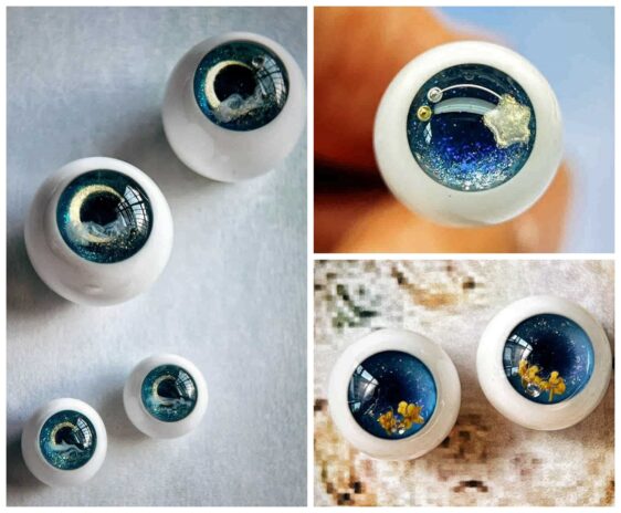 Custom BJD Doll Eyes |Realistic Resin Eyes (10mm-24mm)