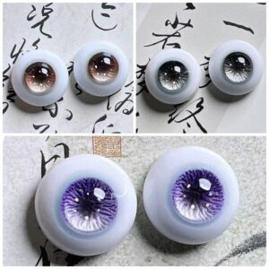 Custom BJD Resin Eyes – Small Iris & Normal Iris (10mm to 24mm)