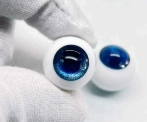 Custom Blue Resin BJD Eyes for 1/3, 1/4, 1/6 Dolls