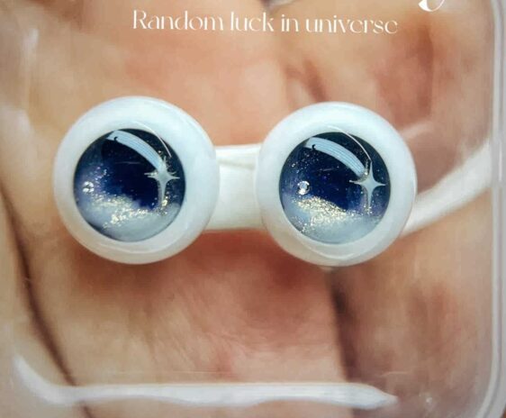 Custom Blue Resin BJD Eyes for 1/3, 1/4, 1/6 Dolls