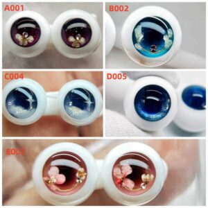 Custom Blue Resin BJD Eyes for 1/3, 1/4, 1/6 Dolls