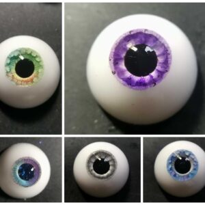 Custom Realistic Doll Eyes for BJD – Resin Safety Eyes (8mm - 24mm)