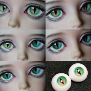 Custom Resin BJD Doll Eyes – Realistic Handmade Eyes (8mm-24mm)