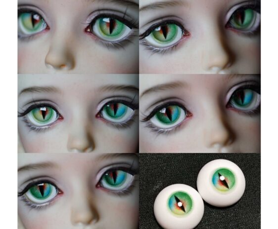 Custom Resin BJD Doll Eyes – Realistic Handmade Eyes (8mm-24mm)