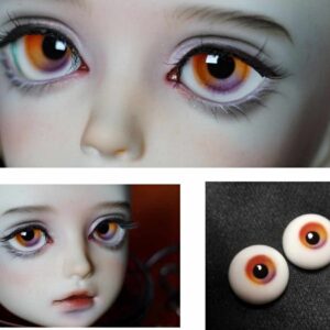 Custom Resin BJD Eyes - Beast Devil Pupil, Realistic Handmade Eyes for Dolls