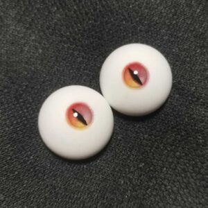 Custom Resin BJD Eyes - Beast Devil Pupil, Realistic Handmade Eyes for Dolls