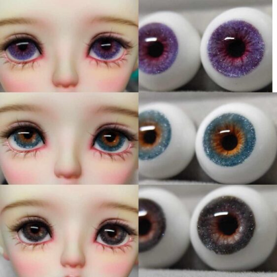 Custom Resin Doll Eyes for BJD, 8-24mm Safety Eyes for 1/3, 1/4, 1/6 Dolls