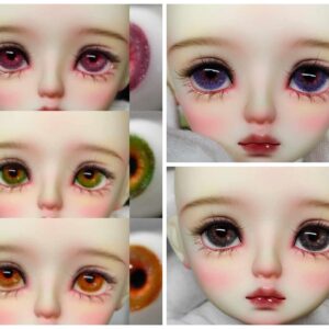 Custom Resin Doll Eyes for BJD, 8-24mm Safety Eyes for 1/3, 1/4, 1/6 Dolls