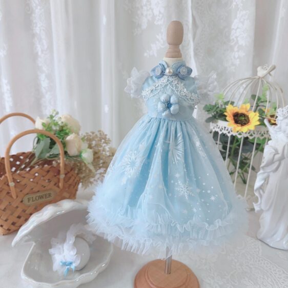 Elegant BJD Doll Dress Set with Headdress for 1/3 1/4 1/6 Blythe Doll - Image 7