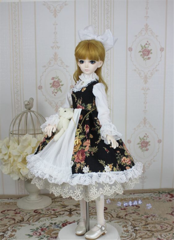 Elegant Lolita Dress for 1/3, 1/4, & 1/6 BJD Dolls