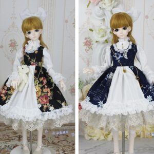 Elegant Lolita Dress for 1/3, 1/4, & 1/6 Bonecos BJD