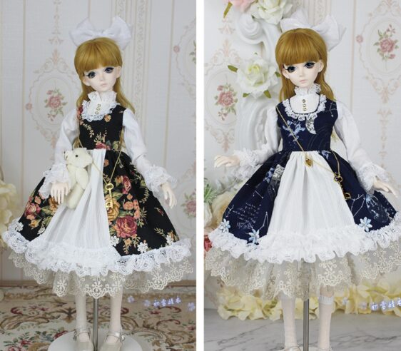 Elegant Lolita Dress for 1/3, 1/4, & 1/6 BJD Dolls