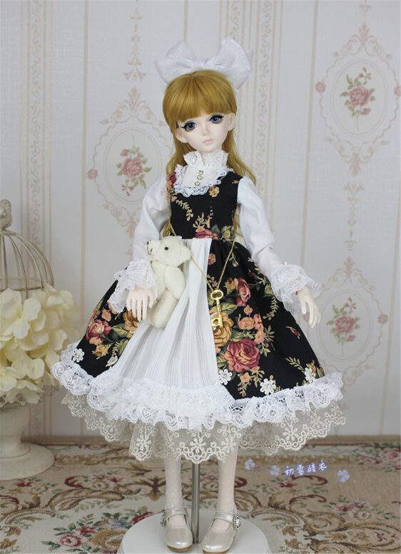 Elegant Lolita Dress for 1/3, 1/4, & 1/6 BJD Dolls