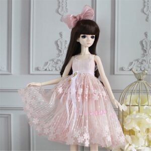 Evening Tube Top Dress for 1/3, 1/4, & 1/6 BJD -dukker