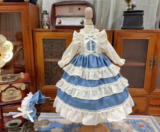 Fashion BJD Cake Skirt Dress with Headband for 1/3, 1/4, and 1/6 Blythe Dolls