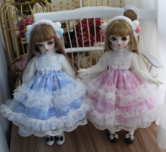 Fashion BJD Doll Dress for 1/6, 1/4, 1/3 Blythe/Yosd/MSD/SD Doll