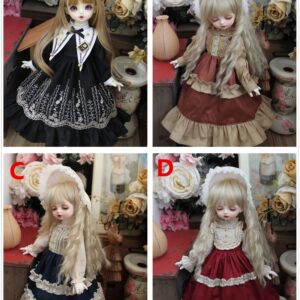 Fashion BJD Dress – Stylish Doll Outfit for 1/3, 1/4, 1/6 Dolls