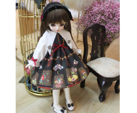 Fashion Doll Clothes BJD Dress 1/3 SD, 1/4 MSD, 1/6 Yosd, Blythe Doll Dress