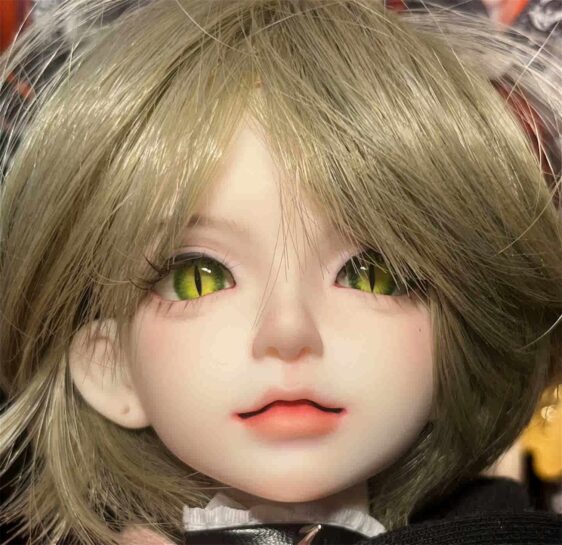 Gold Beast Custom Resin BJD Doll Eyes – Handmade Realistic 3D Eyes