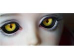 Gold Realistic Doll Eyes for BJD – Handmade Resin Eyes (8mm - 24mm)