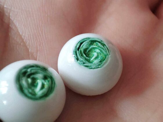 Green Mint Resin BJD Doll Eyes - Realistic Safety Eyes for 1/6, 1/4, 1/3 Dolls