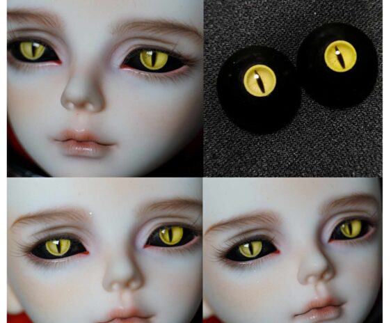 Halloween BJD Doll Eyes – Realistic Animal Eyes for 1/3, 1/4, 1/6 BJD Dolls (8mm - 24Te mau mana'o tauturu no te)