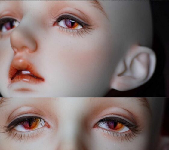 Handmade Beast Devil Pupil Resin Eyes for BJD Dolls – Customizable