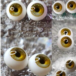 Handmade BJD Doll Eyes (8mm-24mm) Safety Craft Resin Eyes for 1/3, 1/4, 1/6 Dolls