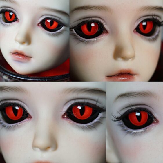 Handmade BJD Doll Eyes – Custom Resin Safety Eyes for 1/6, 1/4, 1/3 Dolls