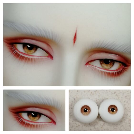 Handmade BJD Doll Eyes – Realistic Resin Craft Eyes for 12mm-22mm Dolls