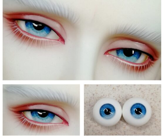 Handmade BJD Doll Eyes – Realistic Resin Craft Eyes for 12mm-22mm Dolls